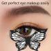 Butterfly Eyeliner Stencil Butterfly Stencil For Eyeliner Butterfly Eyeliner Stamp Eyeliner Stamp Tool Winged Eyeliner Stamp Eyeliner Stencils For Eyes Wing Reusable Flexible Eyeliner Stencil Stamp (2) - Buy Online on GoSupps.com