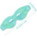 FOMIYES Eye Mask Eye Treatment Products Eye for Sleeping Cooling Blinder Travel Sleeping Mask Cooling Eye Pads Reusable Cold Eye Cool Mask Cooling Sleep Mask Hot Girl Gel Ice Bag Light Green 28.5x9x1.7cm - Buy Online on GoSupps.com