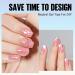 TOMICCA 180PCS Extra Short Coffin Gel Nail Tips - Pink Matte Finish - 15 Sizes - Press On Nails for Nail Art Extensions - Buy Online on GoSupps.com