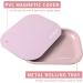 Cute Mini Pink Rolling Tray with Magnetic Lid - Premium Metal Design, Portable Storage for Home & Travel - 7 x 5.5 - Buy Online on GoSupps.com