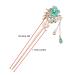 Shop Awocan Chinese Vintage Hair Sticks with Tassel - Retro Floral Hairpins for Elegant Hairstyles (Blue) - Buy Online on GoSupps.com