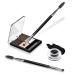 BLEGGEIT Pro Eyebrow Brush and Comb Set Steel Brow Brush, Metal Eyelash Brush, Spoolie Brush, and Angled Brow Brush for Precision Application and Defining Shape (1 PC) - Buy Online on GoSupps.com