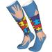 Autism Awareness Heart Compression Socks 15-20 mmHg for Men & Women - Supportive Athletic Running & Cycling - One Size (10463) - Buy Online on GoSupps.com