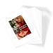 AUEAR 5 Pack White 8X10 Bevel Cut White Core Picture Mat for 5X7 Photo/Print/Artworks - 5 Pre-Cut Acid Free Picture Frame Mat + 5 Backing Board + 5 Clear Bag 8x10 White