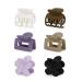 Small Mini Hair Clips For Women Hair Clips For Thin Hair Short Hair Matte Medium Square Flower Variety Pack For Women Hair Claw Clips Fashion Color