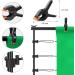 CPLIRIS 6.5x10ft Adjustable Backdrop Stand for Parties - Includes 4 Spring Clips, 2 Sandbags, and 4 Holder Clips for Baby Shower, Birthday, and Events - Buy Online on GoSupps.com