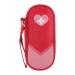 POJAGU EpiPen Medical Carry Case Insulated Portable Medication Carrying Bag Holder Emergency Medical Pouch Holds 2 EpiPens Auvi-Q Asthma Inhaler Anti-Histamine Allergy Medicine Essentials (Red)