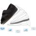 Adjustable Closure Diabetic Shoes for Men - Easy On/Off Slippers for Swollen Feet - Black Size 7.5 - Buy Online on GoSupps.com