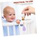 COHEALI Highland Animal Silicone Beads Toy - 40pcs Light Brown (2.8x2.7cm) Baby Cute Design - Buy Online on GoSupps.com