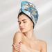 Super Absorbent Microfiber Hair Towel Wrap for Women | Quick Dry Coral Velvet Hair Cap for Long Curly & Thick Hair - International Shipping - Buy Online on GoSupps.com