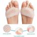 Silicone Honeycomb Forefoot Cushion - 5 Pairs of Soft Gel Breathable Foot Pads for Pain Relief - Skin Color Football Pads - Buy Online on GoSupps.com
