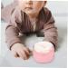 Toddmomy Baby Powder Set - 12 Pcs Body Powder Puff Box with Pink Synthetic Sponge - Compact Child-Friendly Plastic Containers - 8x6cmx2pcs Pinkx2pcs - Buy Online on GoSupps.com