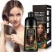 Brown Hair Coloring Shampoo, 3-IN-1 Gray Hair Coloring Shampoo, Nourishing and Tinting Brown Hair for Men and Women in 10-15 Mins(Chestunt Brown)