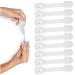 Child Safety Strap Locks (10 Pack) - Baby Proofing Cabinets, Drawers, Toilet, Fridge & More | Easy Installation with 3M Adhesive Pads | No Drilling Required - White - Buy Online on GoSupps.com