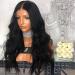 BGHJUE Black Loose Curly Lace Front Wig - Long Synthetic Full Wig for Women | Daily Wear & Stylish Looks - Buy Online on GoSupps.com