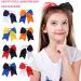 eexuujkl Large Hair Tie Bow Knot Thick Elastic Color Matchig Tail Preppy Style Ponytail Holder Seamless Scrunchies Accessories Orange+Black - Buy Online on GoSupps.com