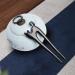 Wooden Hair Stick Cat Shape Hair Fork U Shaped Chignon Vintage Hair Holder Chinese Style Hair Stick for Girls Women style3 - Buy Online on GoSupps.com