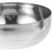ROSENICE Stainless Steel Shaving Bowl Soap Dish for Men - Silver | Premium Quality Grooming Essential - Buy Online on GoSupps.com