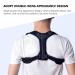 Buy Mobestech Adjustable Upper Brace Posture Corrector | Portable Belt Strap | Adjustable Support Harness | 24x17cm Black - International Shipping Available - Buy Online on GoSupps.com