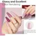Jelly Nude Acrylic Dipping Powder System Essentials KitLiquid Glue Set Steps 1-4 Base Coat Activator Top Brush Saver Long Lasting and No Nail Lamp Needed for French Nails - Buy Online on GoSupps.com