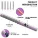 5 in 1 Hair Curler Set - Ceramic Curling Iron Wand with Instant Heat & LCD Temperature Control - Nourish Your Hair for Perfect Curls - Buy Online on GoSupps.com