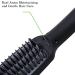 2-in-1 Hair Straightener Brush | Fast Styling & Temperature Control | Best Heated Brush for Natural Straight Hair (Black - Buy Online on GoSupps.com