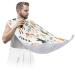 Beard Bib Apron Beard Bib Hair Catcher for Men Shaving and Trimming Non-Stick Waterproof Beard Cape Grooming Cloth Cute Foxes Pattern
