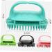 Oatipho 2-in-1 Hair Shampoo Brush & Scalp Massager - Silicone Scalp Brush for Adult | 11x6cm Green - Enhance Your Hair Care Routine! - Buy Online on GoSupps.com
