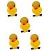 5pcs LED Light Up Duck Hair Clips Fashion Accessories Cartoon Animal Hair Decoration for Party Festival B