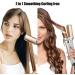 2-in-1 Fast Heat Styling Tool: Multi Functional Straight/Curly Iron for Girls - Dual Voltage Travel Curling Iron - Buy Online on GoSupps.com