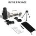 GRWANG 12X50 HD Monocular Telescope for Adults & Kids - Waterproof BAK4 Prism, Ideal for Bird Watching, Hunting & Camping - Includes Smartphone Adapter & Tripod - Perfect Outdoor Gift - Buy Online on GoSupps.com