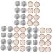 POPETPOP 90 Pcs Mason Jar Lids Tinplate Canning Mason Jars Canning Lids Discs Mason Jar Cover Canning Jar Lids Metal Lid Coffee Stuff Wide Mouth Lids Glass Bottle Sprouting Lids Split CD Silverx3pcs 7X7X0.2CMx3pcs