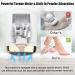 Electric Callus Remover with Dust Collector | Rechargeable & Waterproof Foot File | Professional Foot Care Kit for Dead Skin Removal - White - Buy Online on GoSupps.com