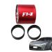 FIRULAB Air Inlet Turbo - Automatic one -sided turbo - turbocharger power conversion accessories for travel camper motorhome car convertible car truck SUV car one -sided red