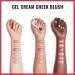 Erinde Gel Cream Blush Makeup 03#Mature - Dewy Finish, Lightweight & Breathable Water-Based Liquid Blush for Summer Refreshing Makeup - Buy Online on GoSupps.com