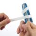Buy Aluminum Finger Splints - 3 Sizes Hand Support Brackets for Orthopedic Recovery - L Blue White - Buy Online on GoSupps.com