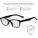 Unisex Progressive Multifocal Reading Glasses +2.00 | Blue Light Filter & UV Protection | Anti-Fatigue Computer Glasses for Men & Women - Buy Online on GoSupps.com