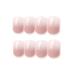 Allstarry 120pcs Ombre French Fake Nail Gradient Nude Short Press on Nails - DIY Acrylic Nail Tips for Nail Art Decoration - 120 Count - Buy Online on GoSupps.com