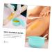 Beavorty 5-Stack Wax Melts Silicone Mixing Bowl for Hair Removal | Durable Silicone Wax Bean Shells & Child-Safe Wooden Pebble Gel - Buy Online on GoSupps.com