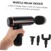 Gririw Portable Fascia Gun - Muscle Relaxation & Percussion Massage Tool for Fitness | USB Accessories Compact 14x14x4.3cm Black - Buy Online on GoSupps.com