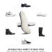 WALKHERO Sheepskin Arch Supports Orthotics Insoles - Cozy & Fluffy Premium Sheepskin Insoles for Men & Women - Natural Sheep Wool Fleece - White - Size 6-6 1/2 | 8-8 1/2 - Buy Online on GoSupps.com