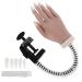 Nail Practice Hands High Simulation Nail Art Practice Hand Stands Stable for Nail Salon(02)