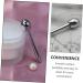 Minkissy Eye Cream Roller Ball Massage Stick - Skin Care Tool for Puffiness Relief & Brightening - 7.8x6cm Silver Eye Massager for Women - Buy Online on GoSupps.com
