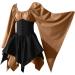 Steampunk Robe gothique pour femme - Robe corsage m di vale - Mini costume de princesse - Robe de soir e manches longues - R tro Viking - Cosplay - Robe de cocktail - Robe de bal XXL Noir - Buy Online on GoSupps.com