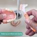 Denture Brush 4PCS False Teeth Toothbrush Portable Denture Toothbrush Denture Cleaner Toothbrush Double Bristle Head for Cleaning Retainers Blue Purple Green Orange - Buy Online on GoSupps.com