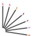 600pcs Disposable Lipstick Wands Applicators - Lip Brushes Tester Wands Makeup Tool Kit Black - Buy Online on GoSupps.com