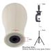 22 Inch Canvas Block Head Wig Stand for Wigs Display & Styling - Creamy-White - Buy Online on GoSupps.com
