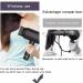 Cordless Hair Dryer Lightweight Rechargeable Blow Dryer Foldable Handle Hair Dryer with Magnetic Nozzle Low Noise Mini Hair Dryer for Home Travel - Buy Online on GoSupps.com