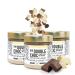 Organic Double-Choc Nussmus |Nut nougat cream |Cashew hazelnut |Vegan |Lower-Carb |Without added sugar |Erythritus sweetened |3x190g Organic Workout Double Chocolate 1.00 kg (1 Pack)