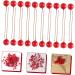 HOMSFOU 600 Pcs Artificial Berries Holly Berries Branch Artificial Red Berry Stem Artificial Holly Berries Round Ball Christmas Decor Christmas Tree Decorations Wreath Foam Cherry - Buy Online on GoSupps.com